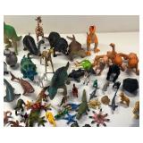 Collection of 100+ Toy Safari and Marine Animals