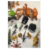 Collection of 100+ Toy Safari and Marine Animals