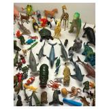 Collection of 100+ Toy Safari and Marine Animals