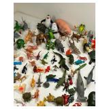 Collection of 100+ Toy Safari and Marine Animals