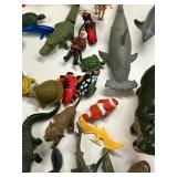 Collection of 100+ Toy Safari and Marine Animals