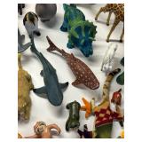 Collection of 100+ Toy Safari and Marine Animals