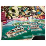 Huge Multi-Sets Mixed LEGO Friends Sets with Manuals and Plastic Storage Bins