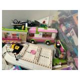 Huge Multi-Sets Mixed LEGO Friends Sets with Manuals and Plastic Storage Bins