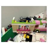 Huge Multi-Sets Mixed LEGO Friends Sets with Manuals and Plastic Storage Bins