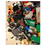 Large Assortment of Mixed LEGO Pieces and Parts