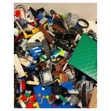 Large Assortment of Mixed LEGO Pieces and Parts