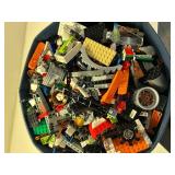 Large Assortment of Mixed LEGO Pieces and Parts
