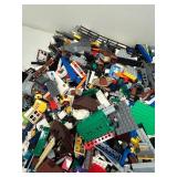 Bulk Lot of Assorted LEGO Pieces and Baseplates