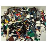 Bulk Lot of Assorted LEGO Pieces and Baseplates