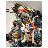 Bulk Lot of Assorted LEGO Pieces and Baseplates