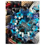 Assorted LEGO Bricks and Minifigures Collection