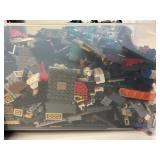 Assorted LEGO Bricks and Minifigures Collection