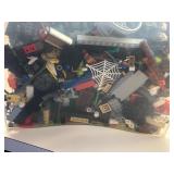 Assorted LEGO Bricks and Minifigures Collection