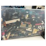 Assorted LEGO Bricks and Minifigures Collection