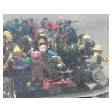 Large Collection of Assorted LEGO Minifigures and Accessories