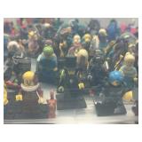 Large Collection of Assorted LEGO Minifigures and Accessories