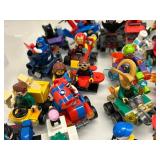Large Collection of Assorted LEGO Minifigures and Accessories