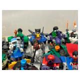 Large Collection of Assorted LEGO Minifigures and Accessories