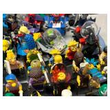 Large Collection of Assorted LEGO Minifigures and Accessories