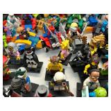 Large Collection of Assorted LEGO Minifigures and Accessories