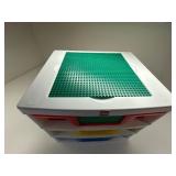 Assorted LEGO Bricks, Minifigures, and Organizer Set