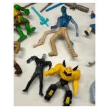 Lot of 20 Assorted Action Figures Including Star Wars and Lego Bionicle