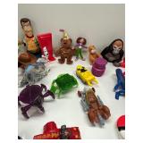 Collection of Assorted Action Figures and Toy Cars