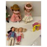 Assorted Collection of MADAME ALEXANDER Dolls (Wizard of Oz) & More, Marbles, and Mini Toys