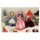 Assorted Collection of MADAME ALEXANDER Dolls (Wizard of Oz) & More, Marbles, and Mini Toys