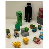 Collection of Minecraft Mini Figure Toys with Characters and Animals