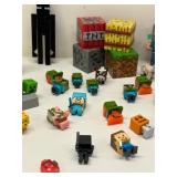 Collection of Minecraft Mini Figure Toys with Characters and Animals