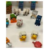 Collection of Minecraft Mini Figure Toys with Characters and Animals