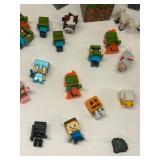 Collection of Minecraft Mini Figure Toys with Characters and Animals