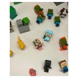 Collection of Minecraft Mini Figure Toys with Characters and Animals
