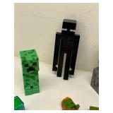 Collection of Minecraft Mini Figure Toys with Characters and Animals