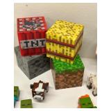 Collection of Minecraft Mini Figure Toys with Characters and Animals