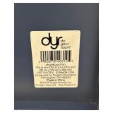 Set of 8 Red and Blue Chalkboard Storage Bins