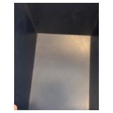 Set of 8 Red and Blue Chalkboard Storage Bins