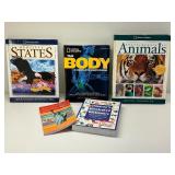 Lot of 5 National Geographic Educational Books and Children