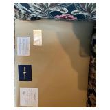 Ralph Lauren Wingback Armchair with Floral Upholstery and Ornate Legs