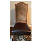 Henredon Dining Table with 8 Upholstered Chairs Set