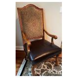 Henredon Dining Table with 8 Upholstered Chairs Set