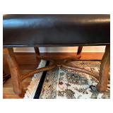 Henredon Dining Table with 8 Upholstered Chairs Set