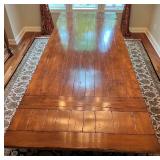 Henredon Dining Table with 8 Upholstered Chairs Set