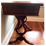 Century Mahogany Side Table with Elegant Design