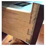 Century Mahogany Side Table with Elegant Design