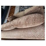 Stickley Upholstered Loveseat with Accent Pillows