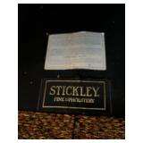 Stickley Upholstered Loveseat with Accent Pillows