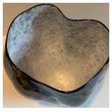 Large Handcrafted Multicolored Art Glass Vase, signed by Seattle Glass Blowing Studio